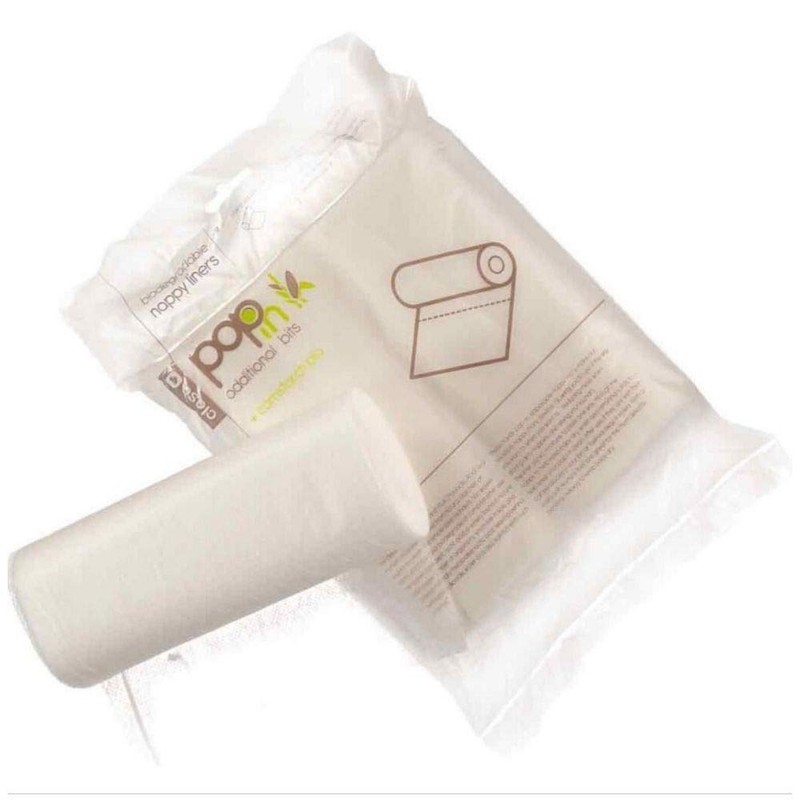 Close Pop-In Disposable Nappy Liners (30 Months, White)