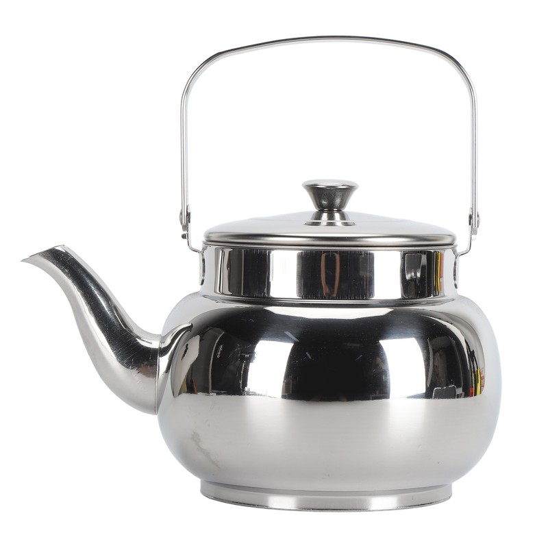 Stainless Steel Teapot with Removable Filter Metal Tea Kettle Coffee