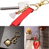 100 Pcs Lanyard Snap Hooks and Key Rings with Chain