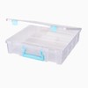 ArtBin Super Satchel 1 Compartment Box Clear Craft Organizer Storage
