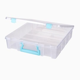 ArtBin Super Satchel 1 Compartment Box Clear Craft Organizer Storage Case