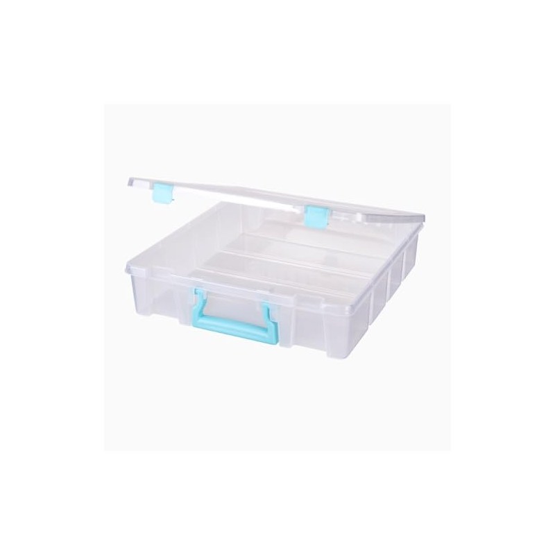 ArtBin Super Satchel 1 Compartment Box Clear Craft Organizer Storage