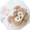 Hooded U Shaped Pillow Cute Cartoon Travel PP Cotton U