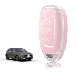 TOOMUME Key Case TPU Car Key Case Suitable for Hyundai i10 i20 i30 i20N i30N Santa Fe IG Grandeur Kona Elantra Tucson Accent Solaris, Key Cover Protection Key Case - Smart Key