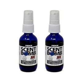 Scent Bomb Air Freshener Spray, Long-Lasting Odor Eliminator for Home & Car, Effective Deodorizer Spray for Kitchen, Bathroom, Fresh Room Spray & Smell Neutralizer, 2 oz, Fierce