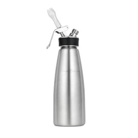 iSi Cream Profi Whip (1 Quart) - Stainless Steel Professional Whipped Cream Dispenser, Yields 4-5x Volume for Cold Preparations, Dishwasher Safe, Essential Kitchen Gadgets for Coffee & Dessert