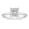 EAMTI 2CT 925 Sterling Silver Engagement Rings Princess Cut Cubic