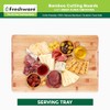 Freshware Freshware Bamboo Cutting Boards for Kitchen with Juice Groove