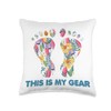 Barefoot Throw Pillow