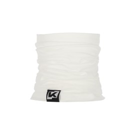 K-BRIGHT Functional Scarf Unisex Organic Cotton Men Women Multifunctional Scarf Men's Tube Scarf Sleeve Scarf Mask Neckerchief Bandana (White)