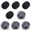 Mini Lavalier Furry Windscreen for Microphone Cover, Deadcat Mic Cover