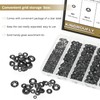420 Pieces Internal Tooth Star Lock Washers, Kindroufly 5 Sizes