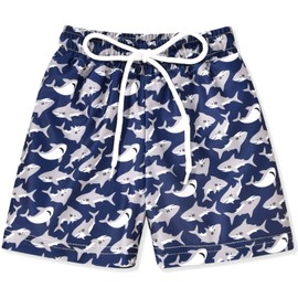 12-18 Months Baby Boy Swim Trunks Infant Sharks Pattern Swimming Summer Clothes Infant Swimwear