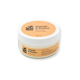 FFS Beauty Nourish & Protect Body Butter – Rich Cocoa & Shea Butter Blend with Vitamin E for Deep Hydration, Smooth Skin, and Signature Scent – Luxurious Moisturiser for All Skin Types