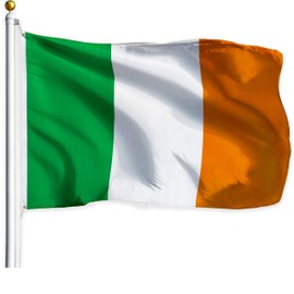 G128 Ireland Irish Flag | 3x5 Ft | LiteWeave Series Printed 100D Polyester | Country Flag, Vibrant Colors, Brass Grommets