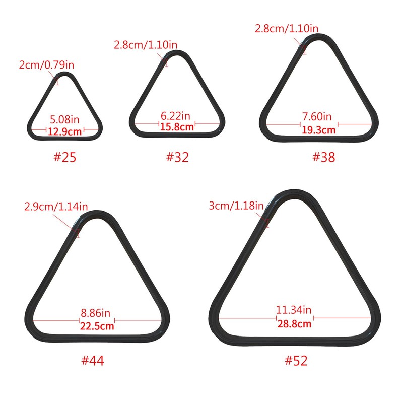 Triangle Billiard Ball Frame