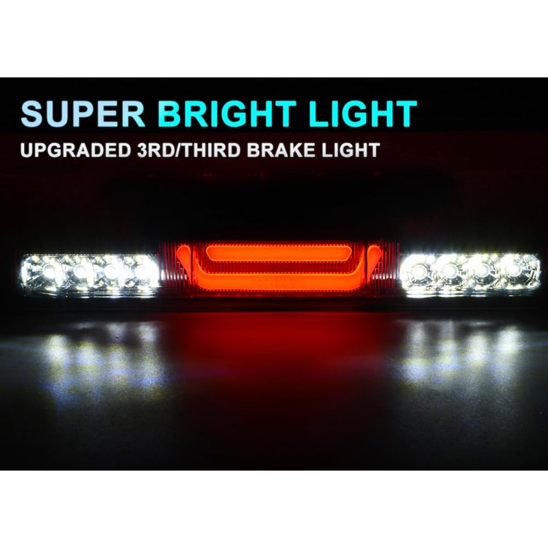 PIT66 3rd Brake Light Compatible with Chevy Silverado 1500 2500