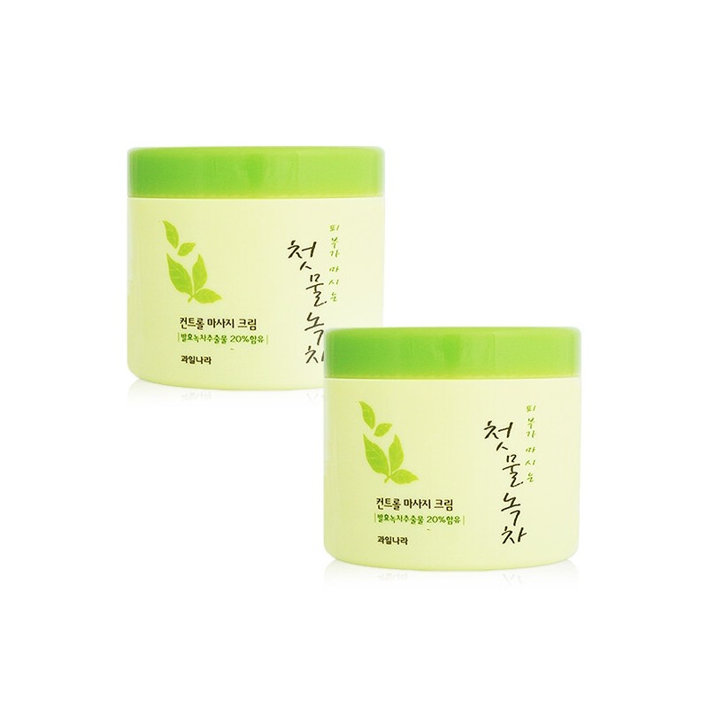 Kwalilnara First Water Green Tea Control Massage Cream 300g /