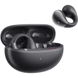 QCY Crossky C30 Audífonos de Oído Abierto, Bluetooth 5.4 Audífonos Inalámbricos Deportivos, Conexión Multipunto, Ajuste Seguro, Auriculares con Clip y 4 micrófono ENC para Entrenamientos/Correr