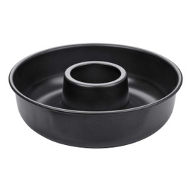 Zenker Pure, Round Delicious Food, Frankfurt Ring Women's Ring Mould Diameter 28 cm (Colour: Black, Qty: 1