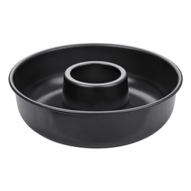 Zenker Pure, Round Delicious Food, Frankfurt Ring Women's Ring Mould Diameter 28 cm (Colour: Black, Qty: 1