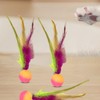 Creative Feather Elastic Balls for Cats - Kitten Rolling Ball