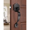 Tinewa Single Cylinder Exterior Handleset, Keyless Front Door Handle with