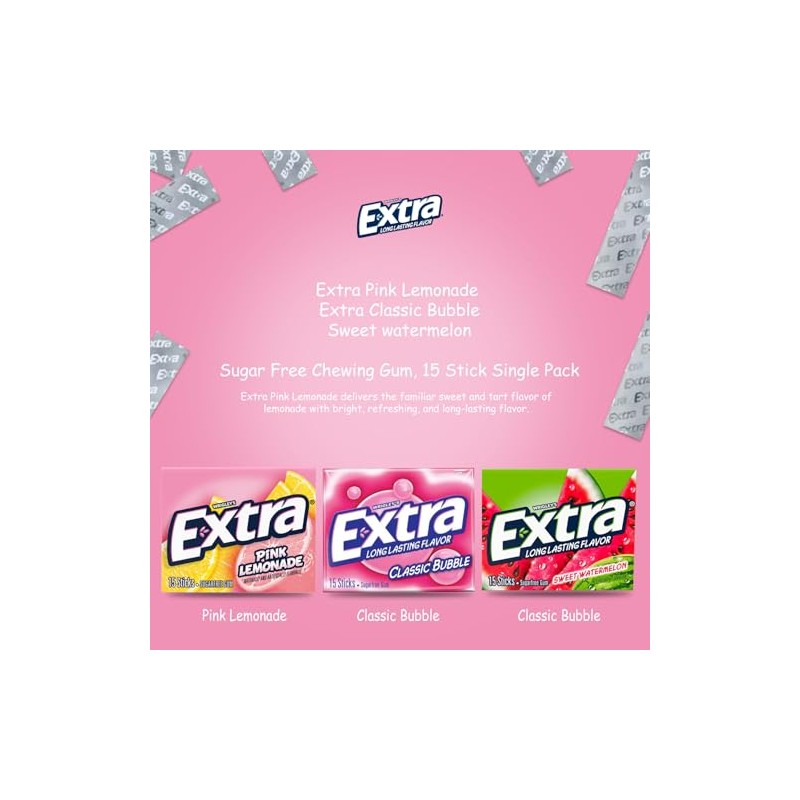 Bitetwist Assorted fruit flavours sugar free Gum, Variety pack Of