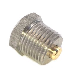 GoldPlug 3/8"-18 NPT Industrial Magnetic Drain Plug (External Head) IP-03X, 3/4″ Hex Head, 0.75″ OAL