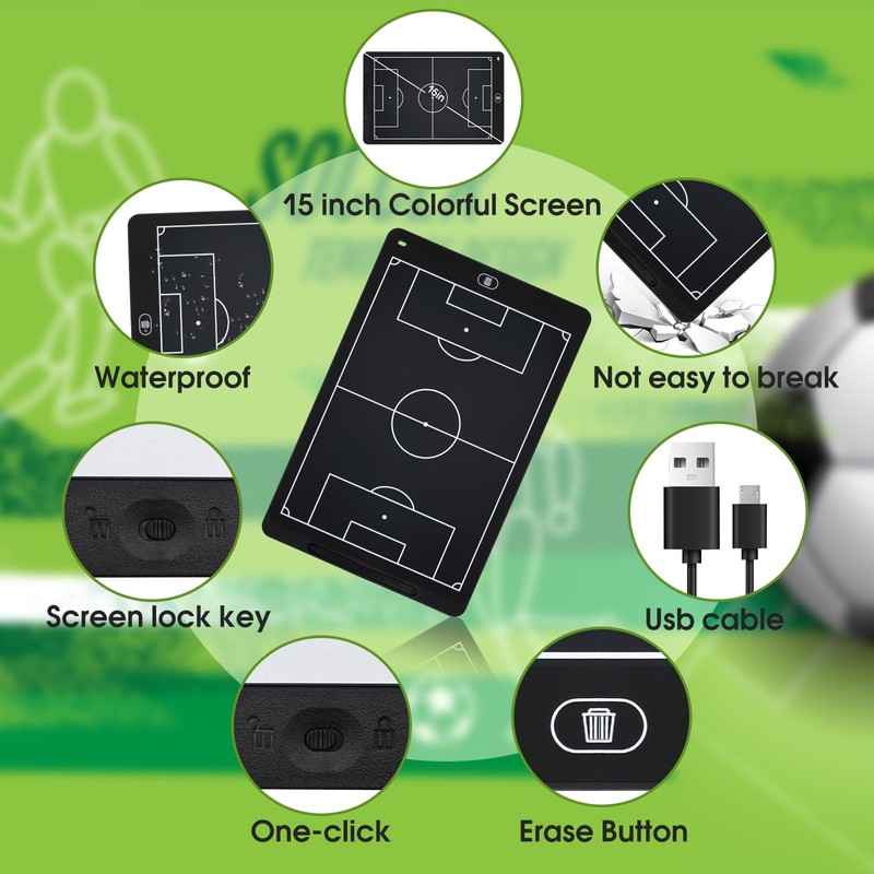 Soccer Coach Board,LCD Tactic Coaching Board,Digital Football Coaching Board,Writing Tablet