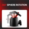 Fotopro Mini Ball Head,360 Degree Rotating Swivel Tripod Ball Head