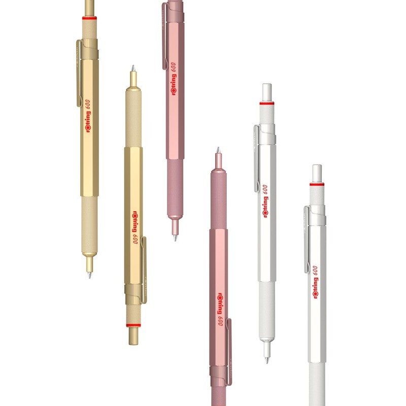 rOtring Professional 600 Ballpoint Pen with Elegant Magnetic Closure Case,