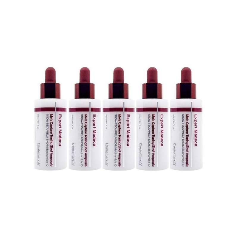 Centellian24 MelaCapture Freckle Ampoule 30ml 5pcs Madeca Mela Toning Shot