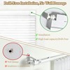 No Drill Cellular Shades Light Filtering Honeycomb Blinds 35Wx48H White