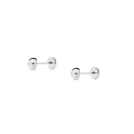 Monde Petit T1758P -18 K White Gold Baby Earrings