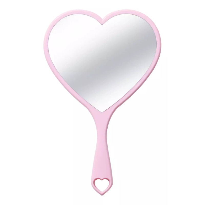 Beauty Creations Espejo De Mano Grande Forma Corazon Rosa Beauty