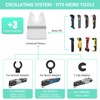 20 Pcs Oscillating Tool Scraper Blades Set, Stainless Steel Flexible