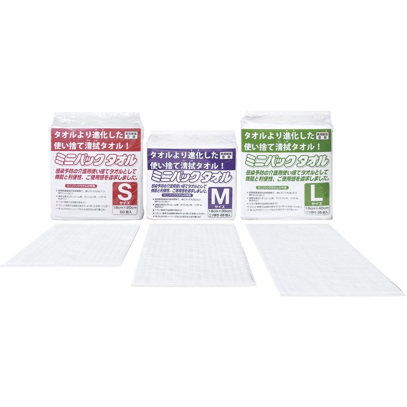 Mini Pack MPT-1830-25 Medium 8-4966-02 Dispo Cleaning Towel (Mini Pack