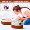 Baby Changing Basket, Baby Changing Pad with Diaper Caddy, 100%