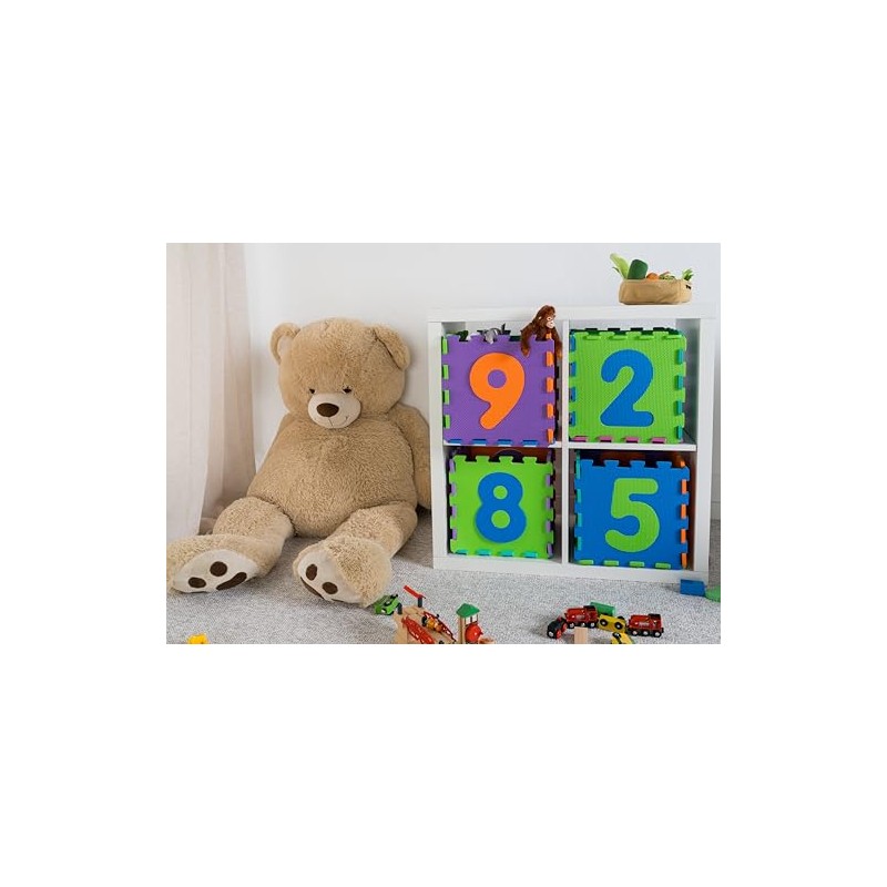 Playshoes Soft Number Jigsaw Puzzle Play Mat (Multi-Coloured)