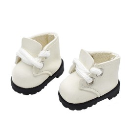 AXLUCE Love Shoes, Clothes, Boots, Plush Clothes, 6.7 inches (17 cm) (White)