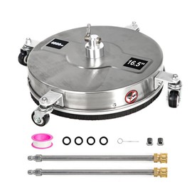 16.5" Pressure Washer Surface Cleaner Stainless Steel Power Washer Attachment