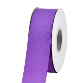 Ribest 1 1/2 inch Purple Grosgrain Ribbon 25 Yards Per Roll for Crafts Bow Maker Wreaths Gift Wrapping Hair Accessories Wedding