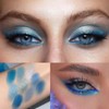 Blue Eyeshadow Palette Royal Blue Eye Shadows Palette For Women,
