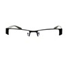 JuicyOrange Magnified Reading Glasses Rectangular Half Rim Spring Hinge Frame