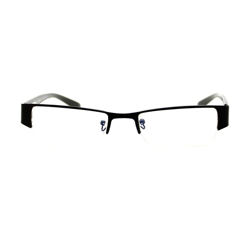 JuicyOrange Magnified Reading Glasses Rectangular Half Rim Spring Hinge Frame