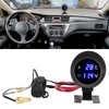 Digital Water Temperature Display, Akozon DC 9V-36V Round Blue Backlight