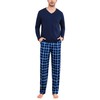 Bresdk Mens Pyjamas Set Cotton Pjs Sets Long Sleeve Tops