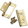 Statuary Bronze Finial Hinge, 11/16" (A) x 7/8" (B) x