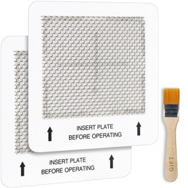 WELLTINO Ceramic Ozone Plates 2 Pack, Perfect 4.5-inch x 4.5-inch Replacement Ozone Plate, Washable Ozone Plate Comes with a Brush.